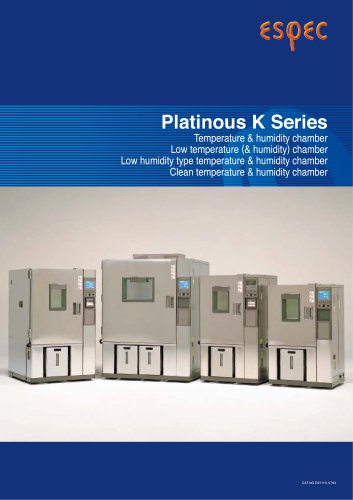 Platinous K Series Temperature (& Humidity) Chambers