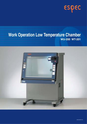 Work operation Low Temperature Chambers