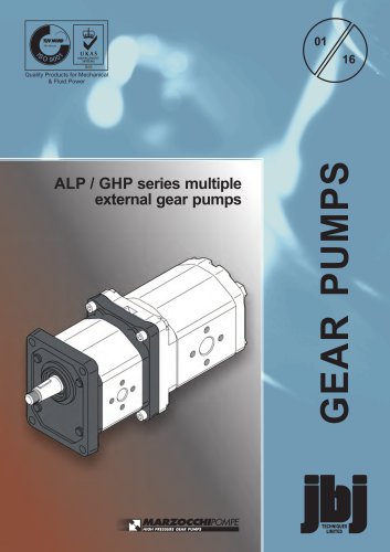 ALP and GHP series multiple external gear pumps