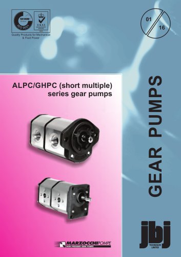 ALPC-GHPC short multiple series gear pumps