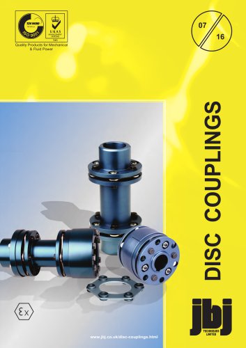 Disc couplings for mechanical power transmission