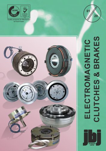 Electromagnetic clutches and brakes available from jbj Techniques Limited