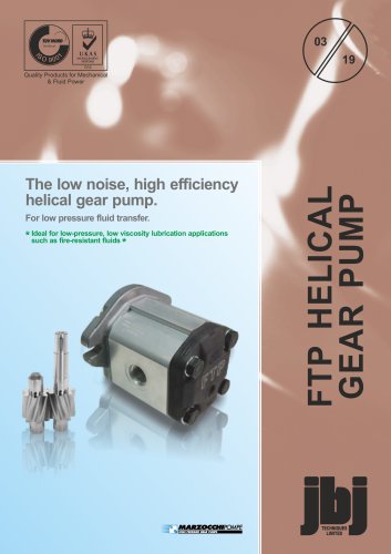 FTP - helical gear fluid transfer pumps