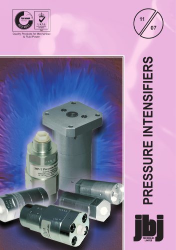 PRESSURE  INTENSIFIERS