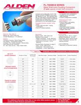 PL-700SM-B SERIES   Metal Shell Auto-Coupling Connectors