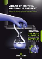 SHOWA THE MOST COMPLETE  SINGLE USE NITRILE SERIES