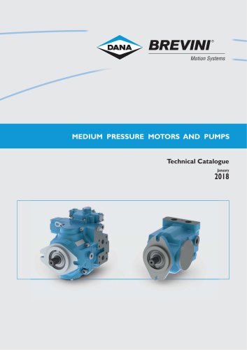 MEDIUM PRESSURE MOTORS AND PUMPS