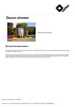 Decon shower