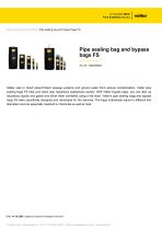 Operating Instructions Pipe Sealing- and Bypass Bags