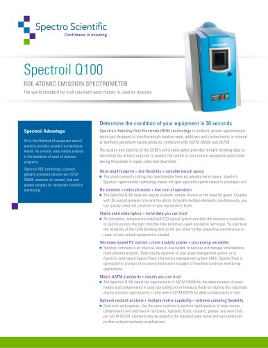 Spectroil Q100