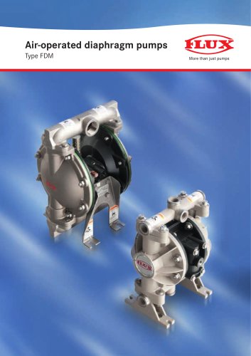 Air-operated diaphragm pumps FDM