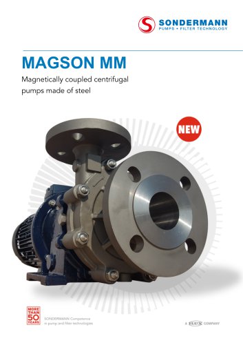 MAGSON MM  Magnetically coupled centrifugal pumps made of steel