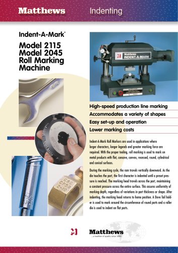   Model 2045 Roll Marking Systems