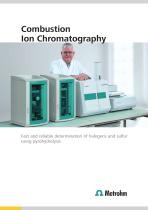 Combustion Ion Chromatography