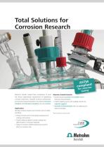 Total Solutions for Corrosion Research