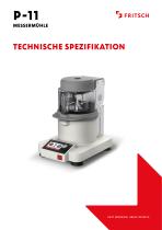 Technical specifications P-11