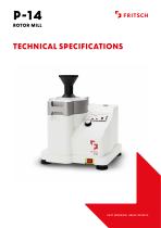Technical specifications P-14