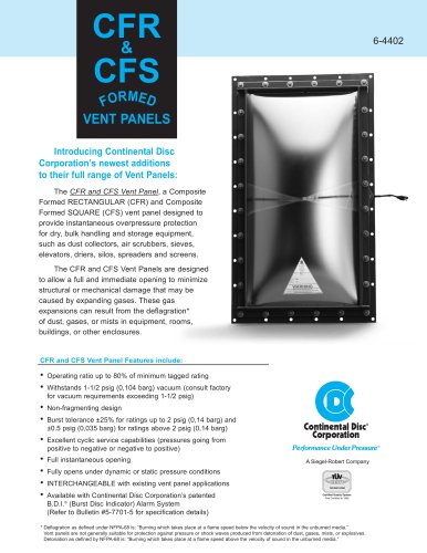 CFR & CFS Vent Panels 