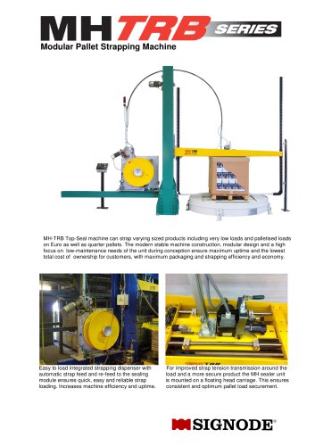 MH-TR Top Seal Strapping Machine