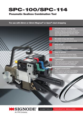 SPC-100/SPC-114 Pneumatic Sealless Combination Tool