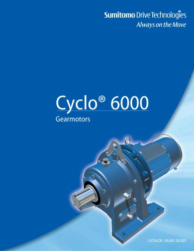 Cyclo® 6000 gearmotor complete catalog