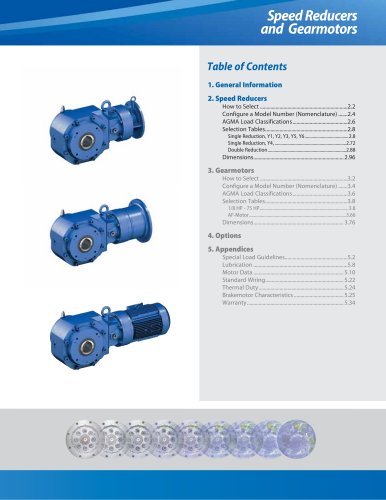 Cyclo BBB5 - Section 2 (Speed Reducer)