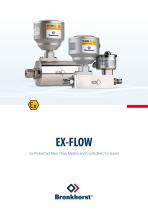 EX-FLOW Ex-protected Mass Flow Meters/Controllers for Gases