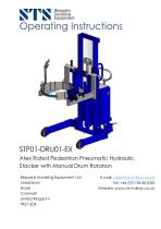 Drum Tipper - STP01-DRU01-Ex - Instruction Manual (Pneumatic drum lifter STP01-DRU01-Ex)