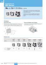 Axial Flow Fans MU Series