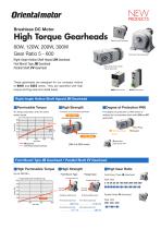 Brushless Motors with High-Torque Gearheads BLE2/BMU Series