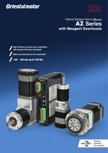 Hybrid Stepper Servo Motors AZ Series with Neugart gear