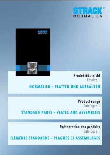 Main catalogue - Plates and assemblies (Book 1)