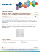 Conductive Polymer Hybrid Aluminum Electrolytic Capacitors EEH-Zx Series Leaded THT Tape And Box Ammo Pack Options Now Available! Eight New Series In All!