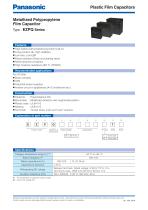 EZP-Q Series Metallized Polypropylene Film Capacitors