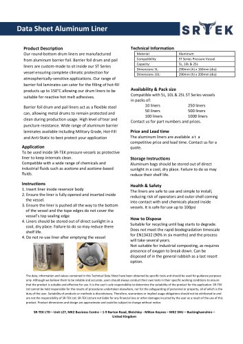 Aluminum Liner