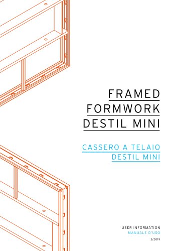 FRAMED FORMWORK DESTIL MINI