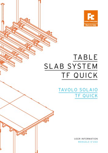 TABLE SLAB SYSTEM QUICK