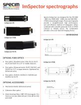 ImSpector Spectrographs Data Sheet