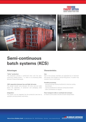 Semi-continuous batch systems