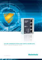 SECURE COMMUNICATION AND SIMPLE ADDRESSING WALL IE – Industrial NAT gateway / firewall