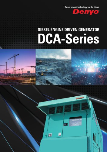 DIESEL ENGINE-DRIVEN GENERATOR DCA-Series