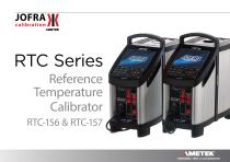 RTC 156-157 Series Temperature Calibrator Datasheet