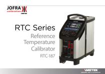 RTC 187 Series Temperature Calibrator Datasheet