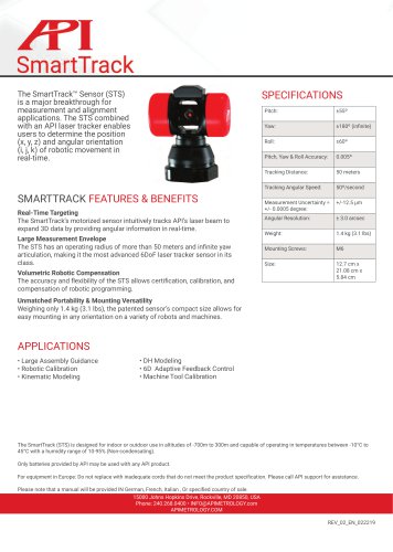 API SmartTrack Sensor