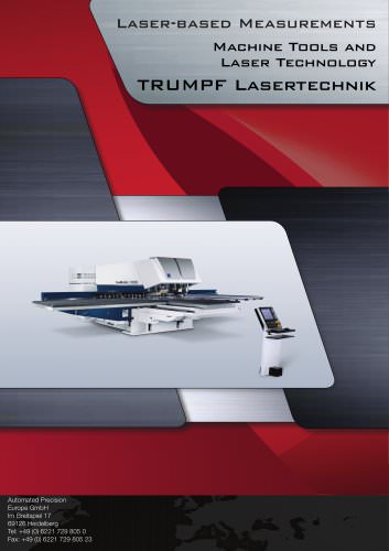 Trumpf: Laser based measurement for punch and laser combination machines