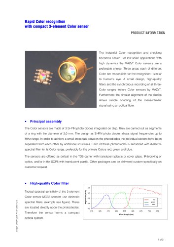 Product information - MCS3