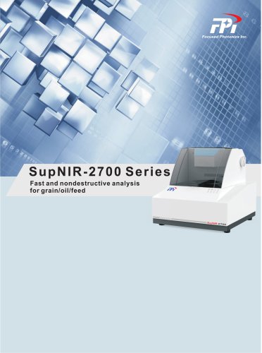 FPI SuperNIR-2700 Series Fast and nondestructive analysis for grain, food, oil