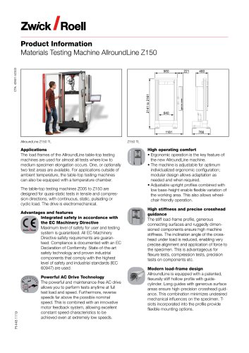 Product Information AllroundLine 150kN