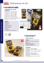 V&A TRMS Multimeter with USB VA18B/VA15/VA17 Electric Instrument