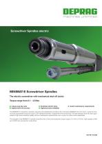 MINIMAT-E Screwdriver Spindles D3170E